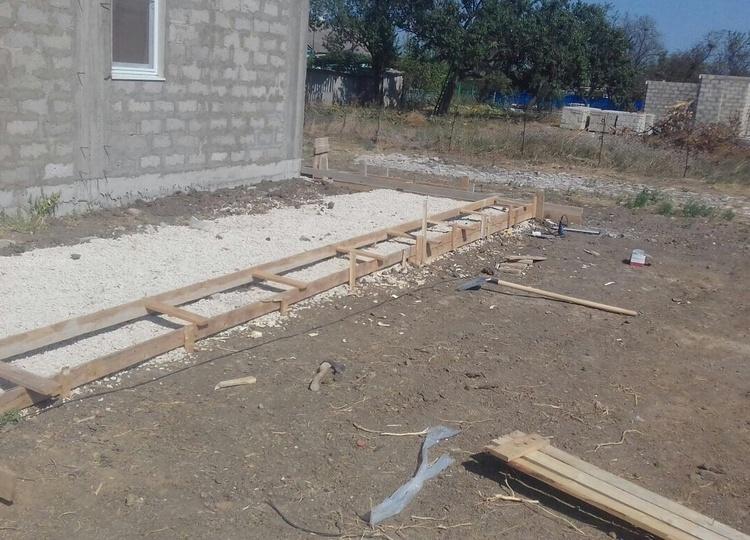 строительство террасы в Ахтанизовской